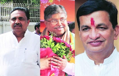 तिन्ही प्रदेशाध्यक्ष पश्चिम महाराष्ट्रातील!