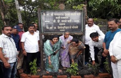 छत्रपती शिवाजी संग्रहालय परिसरात वृक्षारोपण