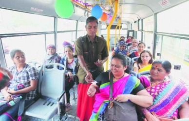 महिन्यातून एकदा ‘तेजस्विनी’तून महिलांना विनामूल्य प्रवास