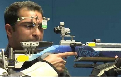 आशियाई नेमबाजी स्पर्धा : भारतीय नेमबाजांना एक सुवर्ण आणि दोन रौप्य