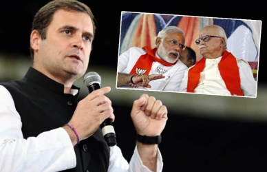 आडवाणींना जोडे मारून हाकललं, राहुल गांधीचा मोदींवर गंभीर आरोप