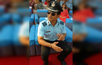 ग्रुप कॅप्टन’ सचिनची हवाई दलाच्या कार्यक्रमात उपस्थिती