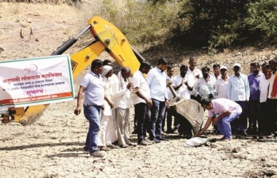 “गाळमुक्त धरण, गाळयुक्त शिवार’च्या पहिल्या कामाचा माणमध्ये शुभारंभ