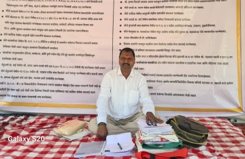 माहिती अधिकार कार्यकर्ते सुशांत मोरे यांचे विविध मागण्यांसाठी उपोषण सुरु